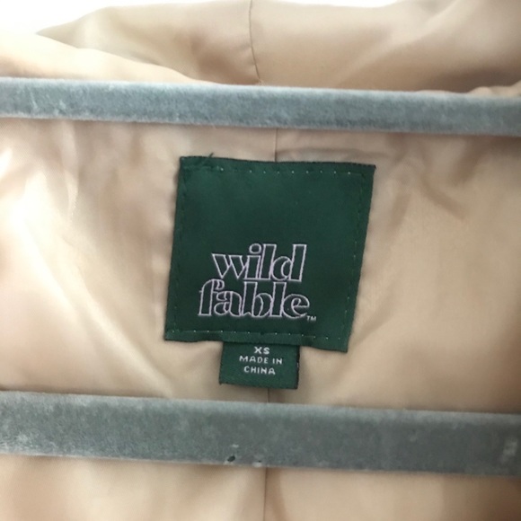 Target Wild Fable Fuzzy Teddy Hooded Jacket - XS - Picture 3 of 8